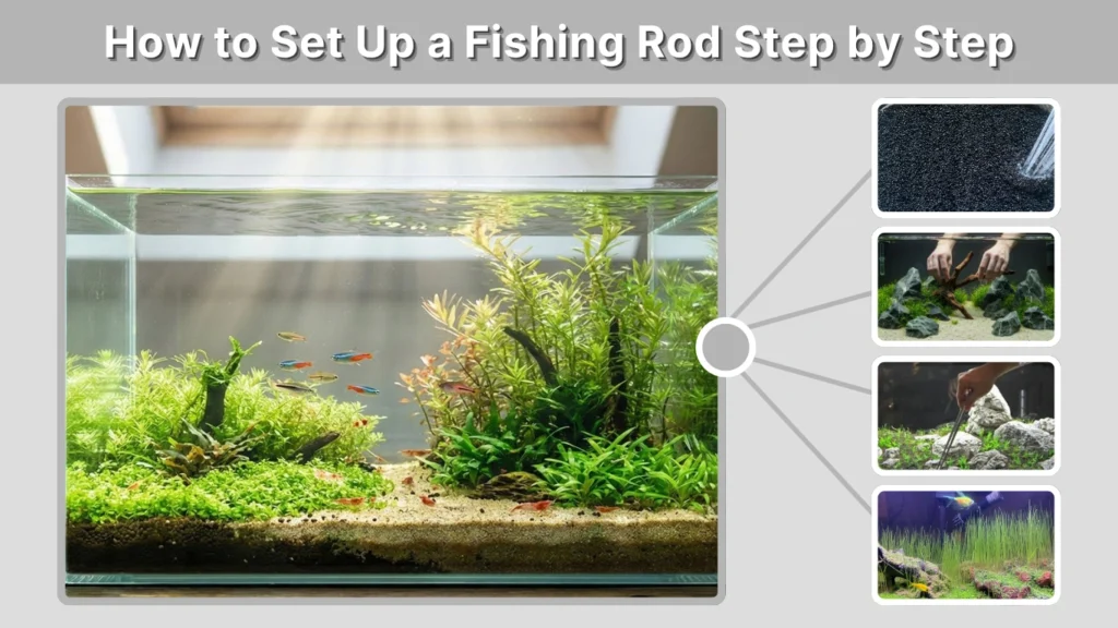 Fill the tank about halfway with water. This makes planting easier and keeps plants moist during the process.