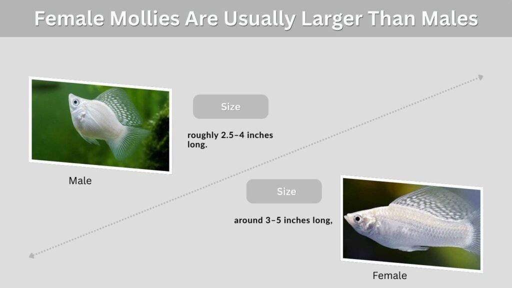 2. Female Mollies Are Usually Larger Than Males