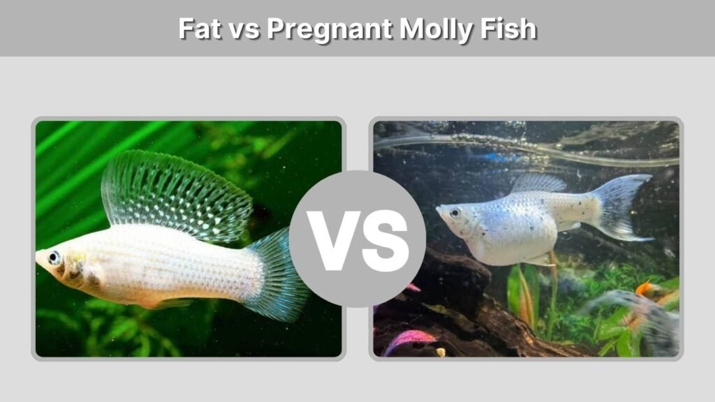 Fat vs Pregnant Molly Fish