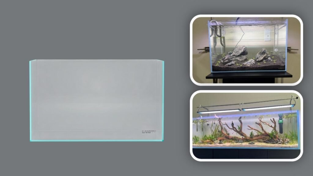 Landen Rimless Low-Iron Aquarium Tank with Leveling Mat