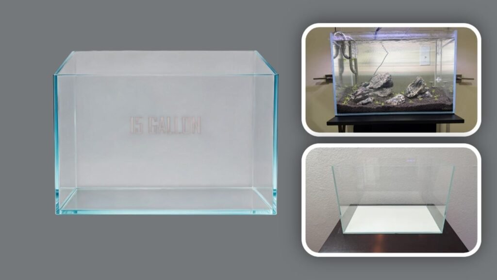 AQUA DAREN Ultra-Clear Rectangular Rimless Aquarium