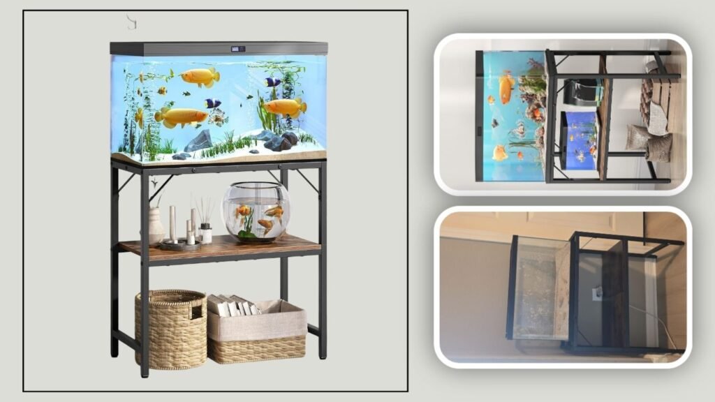  MAHANCRIS 20 Gallon Fish Tank Stand