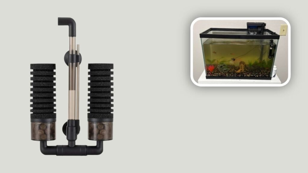  hygger Double Sponge Aquarium Filter