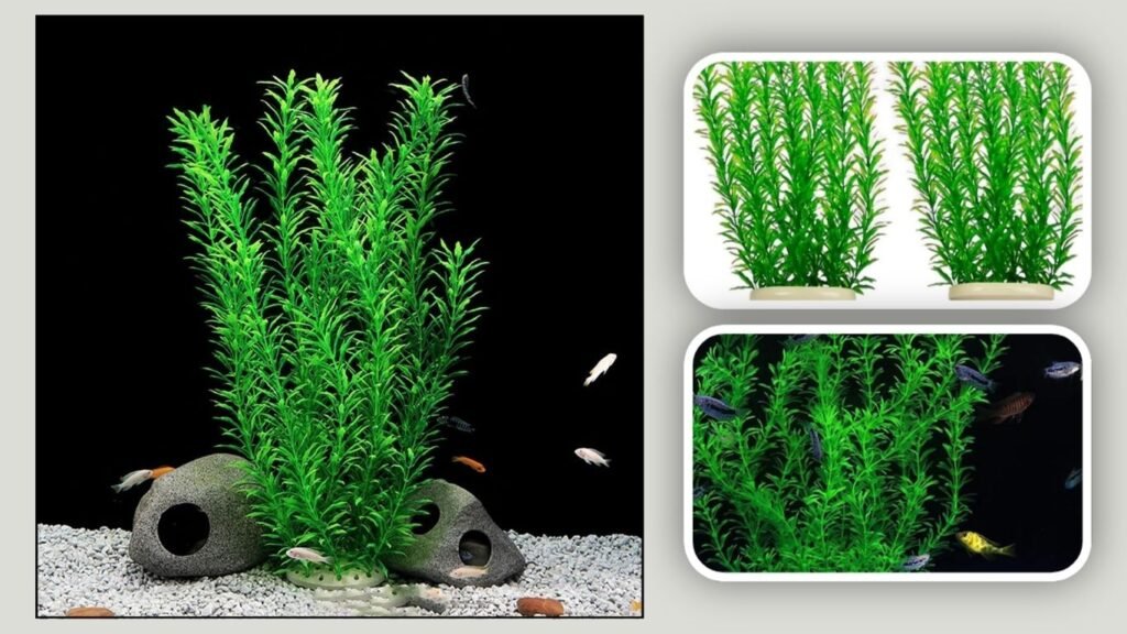 DSkoiph Extra-Large Artificial Aquarium Plants