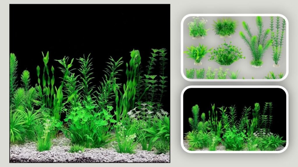 MyLifeUNIT 20-Pack Artificial Aquarium Plants