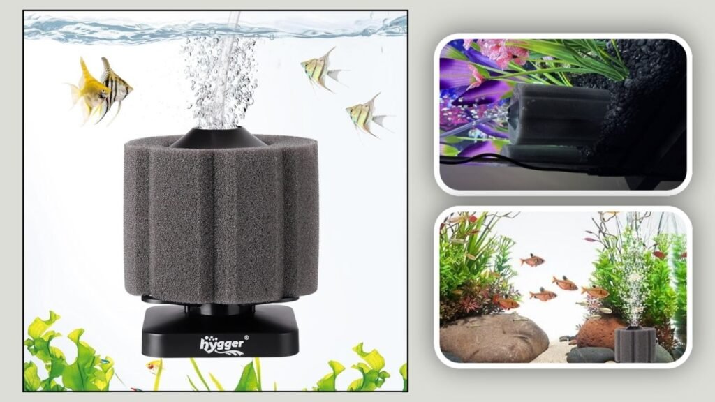 hygger Self-Sinking Aquarium Sponge Filter