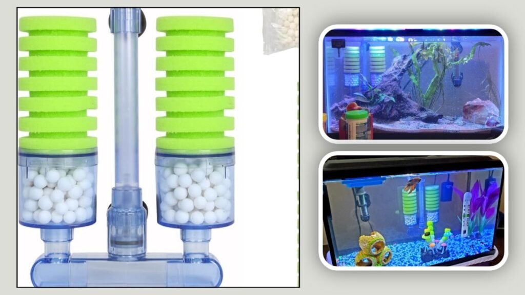 UPETTOOLS Aquarium Biochemical Sponge Filter