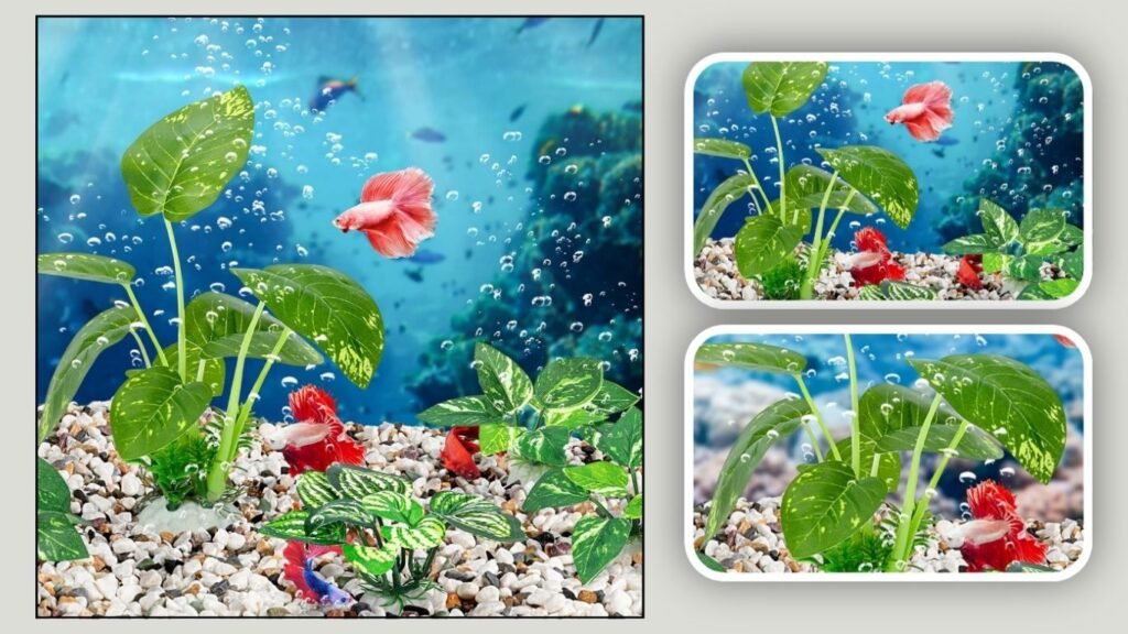 MyLifeUNIT Betta Silk Aquarium Plants – 10 Pack