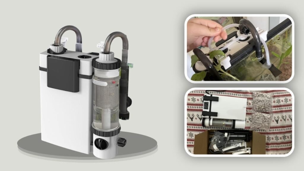 hygger Aquarium HOB Filter with Surface Skimmer – Best for Surface Cleaning