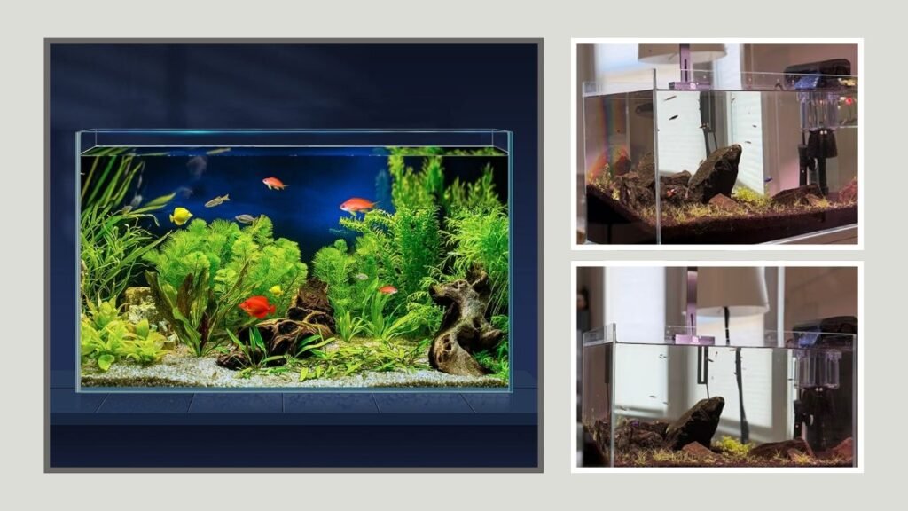 LANDEN Rimless Low-Iron Nano Aquarium