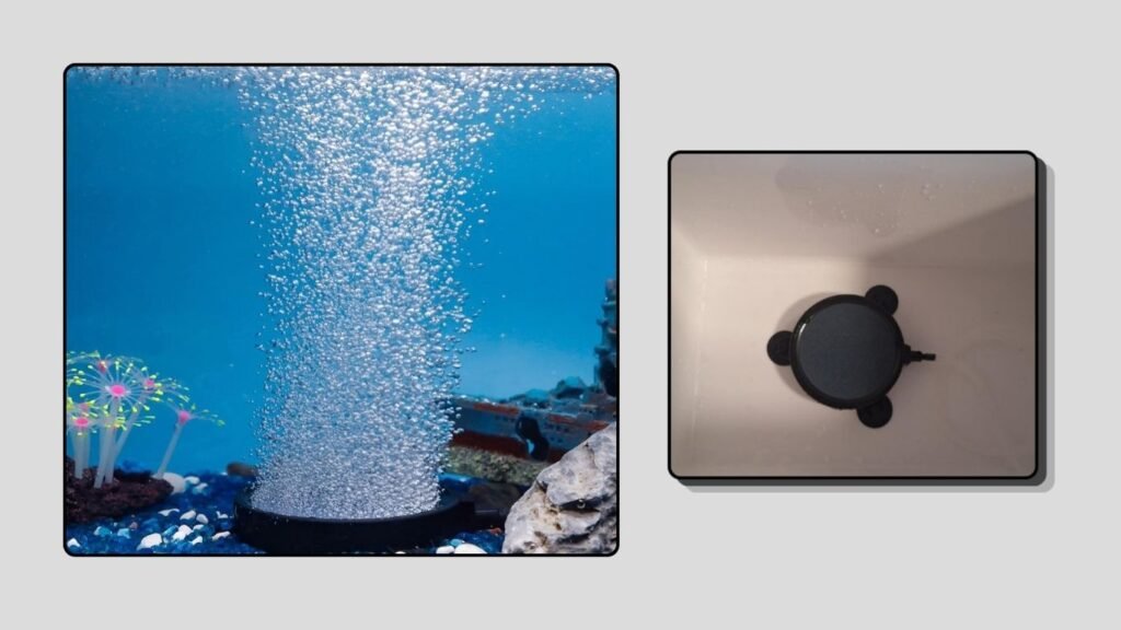 Pawfly Aquarium Air Stone Diffuser with Suction Cups