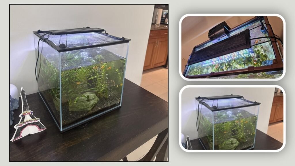 FUYITE DIY Magnetic Aquarium Anti-Jumping Cover