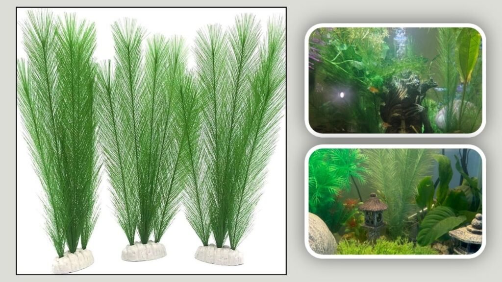 BEGONDIS Silk Fabric Artificial Aquarium Plants