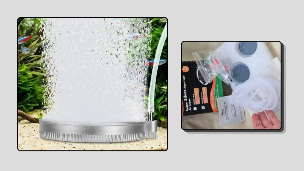 hygger Aquarium Air Stone Oxygen Diffuser