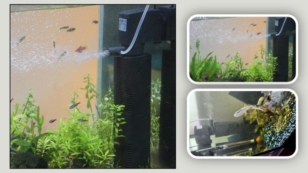 TARARIUM 300 GPH Internal Aquarium Filter