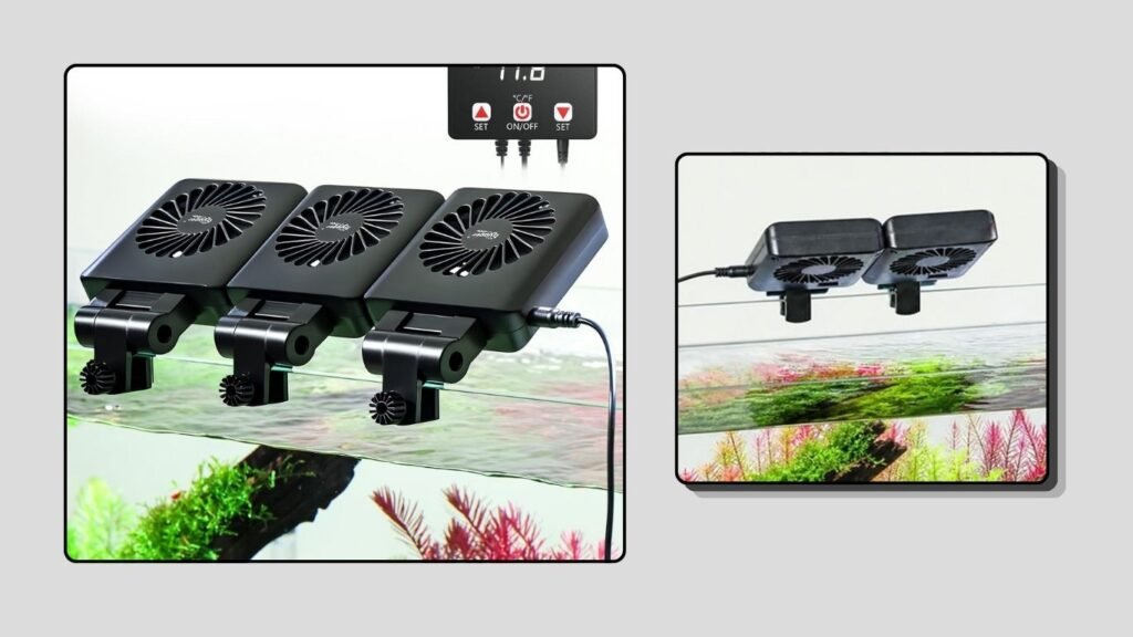 hygger Aquarium Cooling Fan with Smart Control