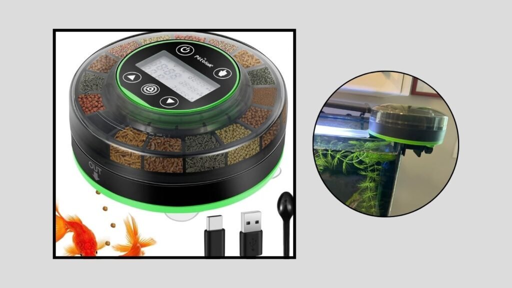  Petbank Automatic Fish Feeder with Moisture-Proof Design