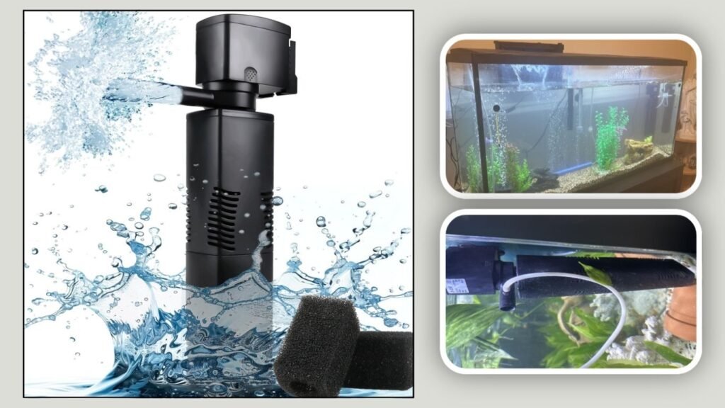  Internal Aquarium Filter for 55–150 Gallon Tanks