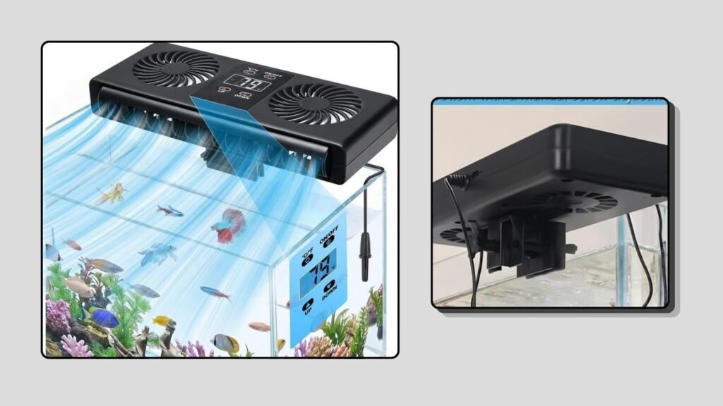 Novique Ultra-Quiet Aquarium Cooling Fan