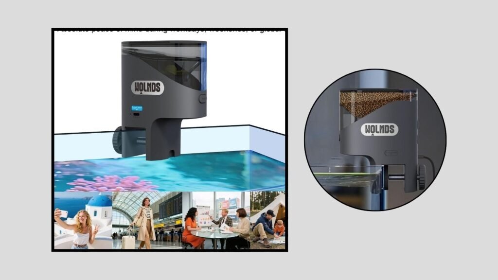 Automatic Aquarium Fish Feeder for Flakes