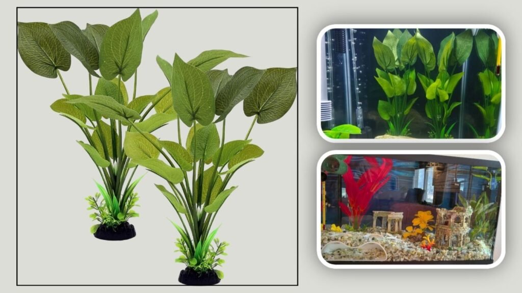 ALEGI Artificial Silk Aquarium Plants