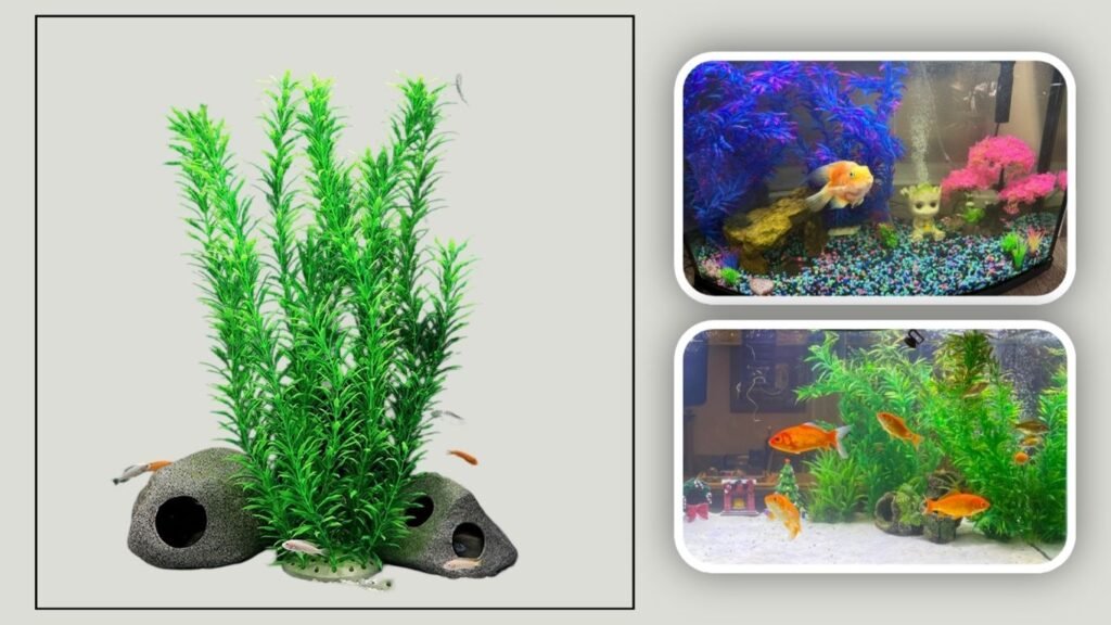 DSkoiph Artificial Aquarium Plastic Plants