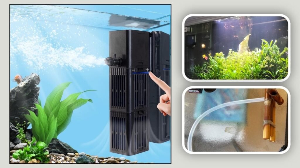 TARARIUM Internal Aquarium Filter for 20–75 Gallon Tanks