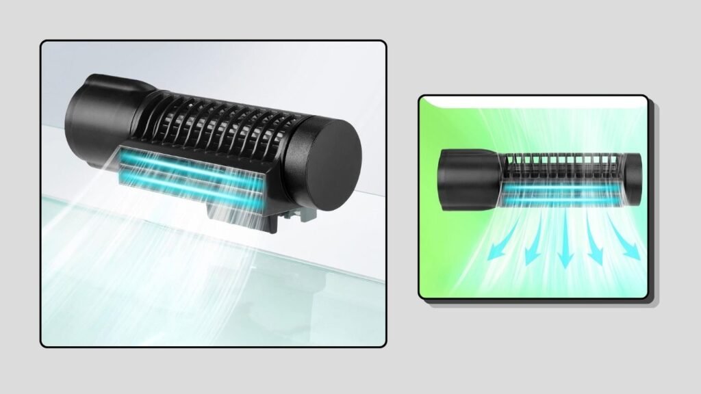  JEREPOND Aquarium Chiller Cross-Flow Cooling Fan