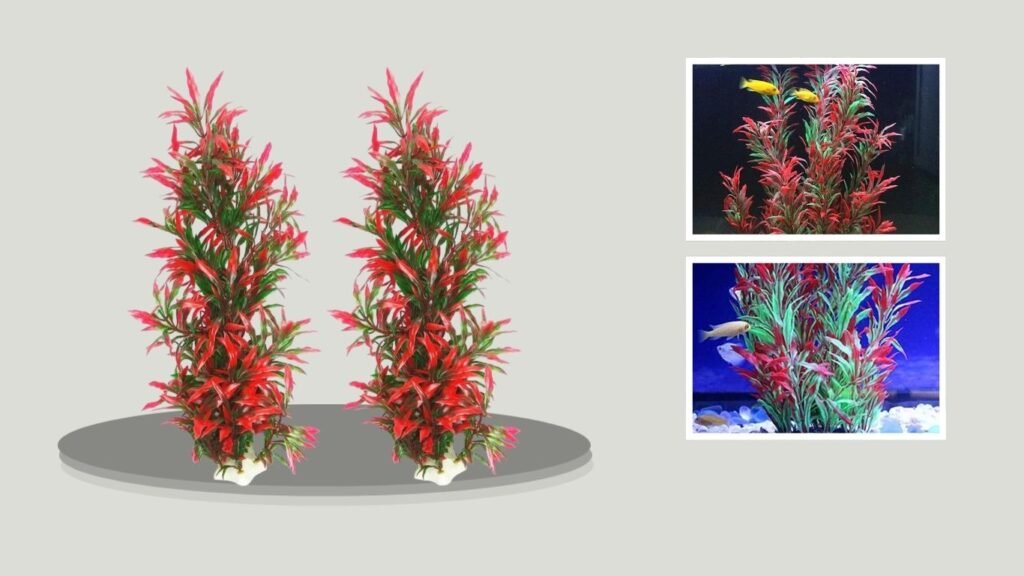 Artificial Seaweed Plastic Gladiolus Aquarium Plant
