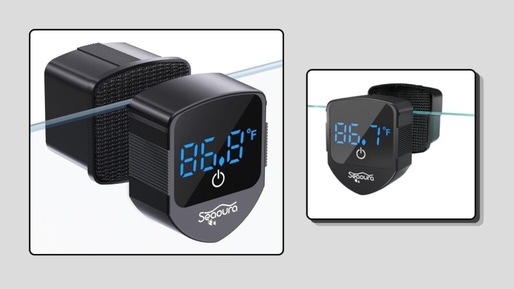 SEAOURA SR-520 Aquarium Thermometer Magnetic Cleaner