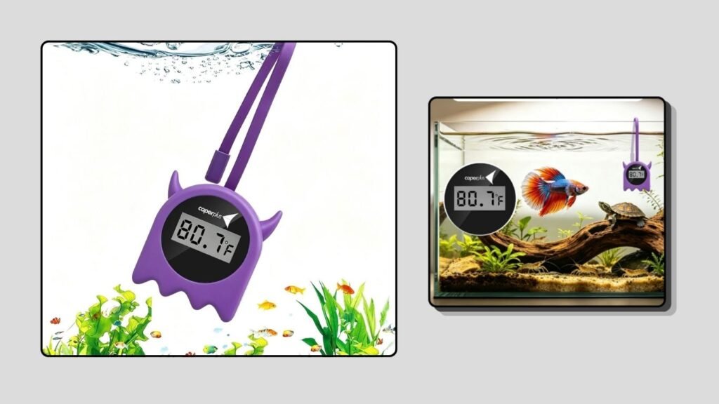 Caperplus Flexible Hang-On Digital Aquarium Thermometer