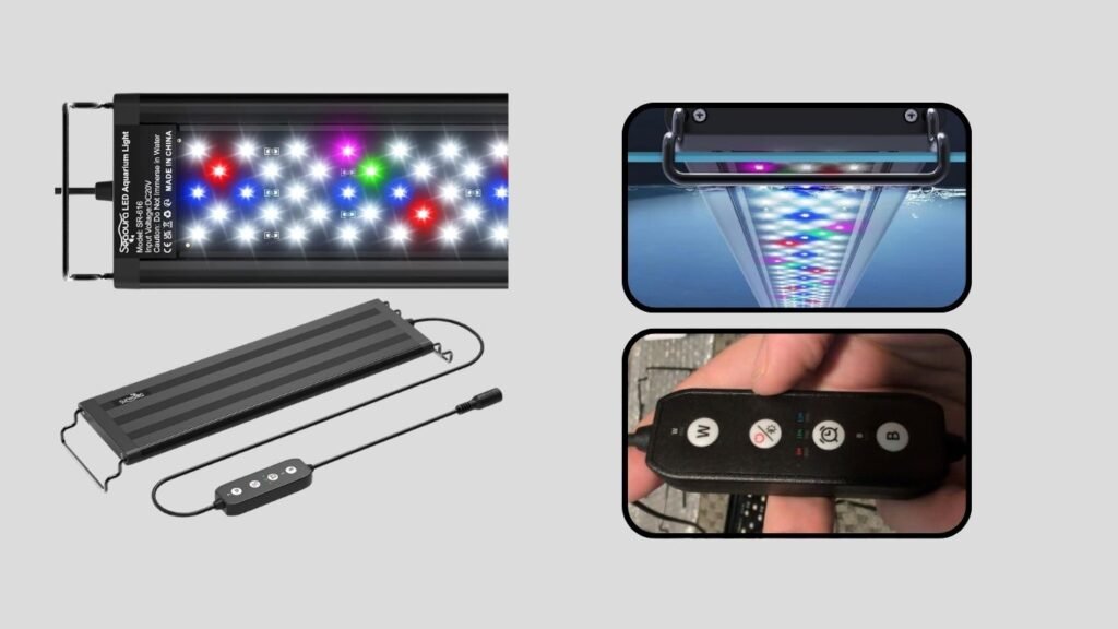 SEAOURA Full Spectrum Aquarium Light for Plants
