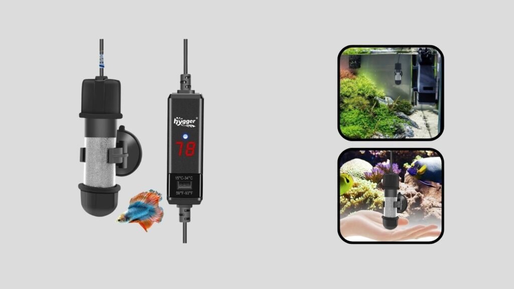 hygger Submersible Aquarium Heater for Freshwater & Saltwater