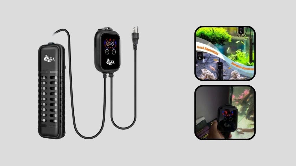  AQQA Submersible Aquarium Heater with Temperature Controller