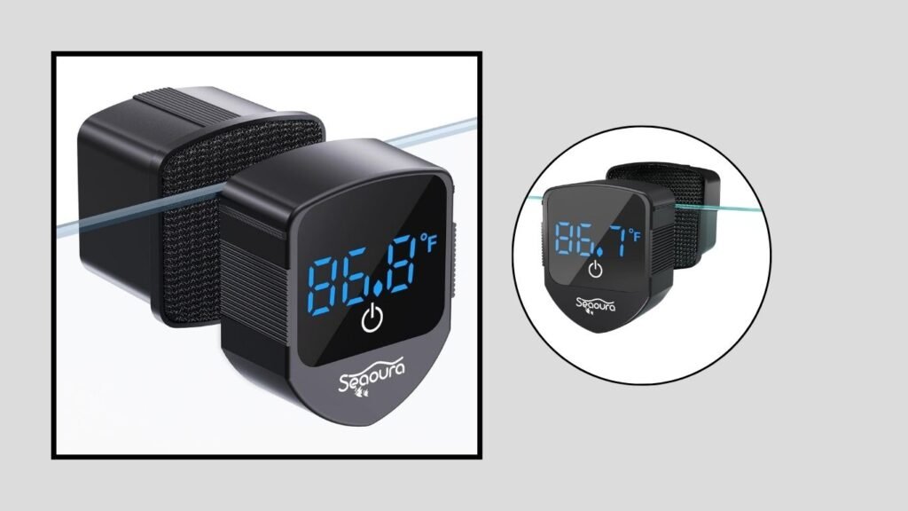  SEAOURA Magnetic Digital Aquarium Thermometer