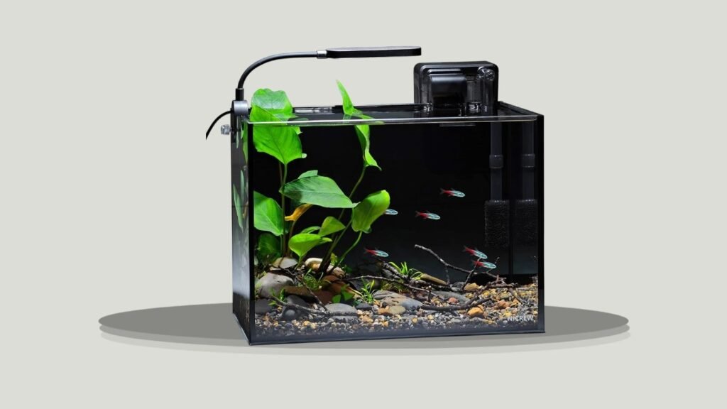 NICREW Ultra-Clear Rimless Aquarium Complete Kit