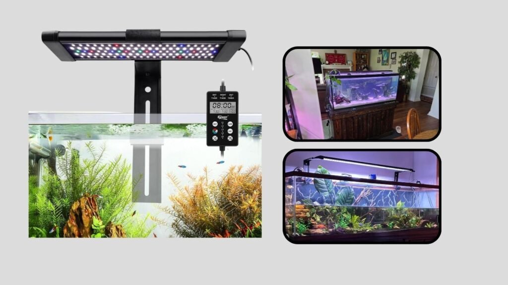 Hygger Aquarium Daylight & Moonlight LED Plant Light