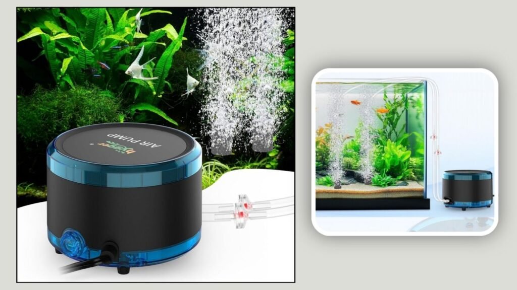 hygger Powerful Adjustable Aquarium Aerator