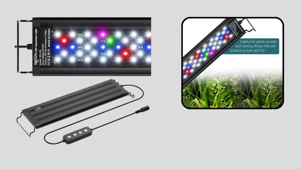 SEAOURA Full Spectrum Aquarium Light for Plants