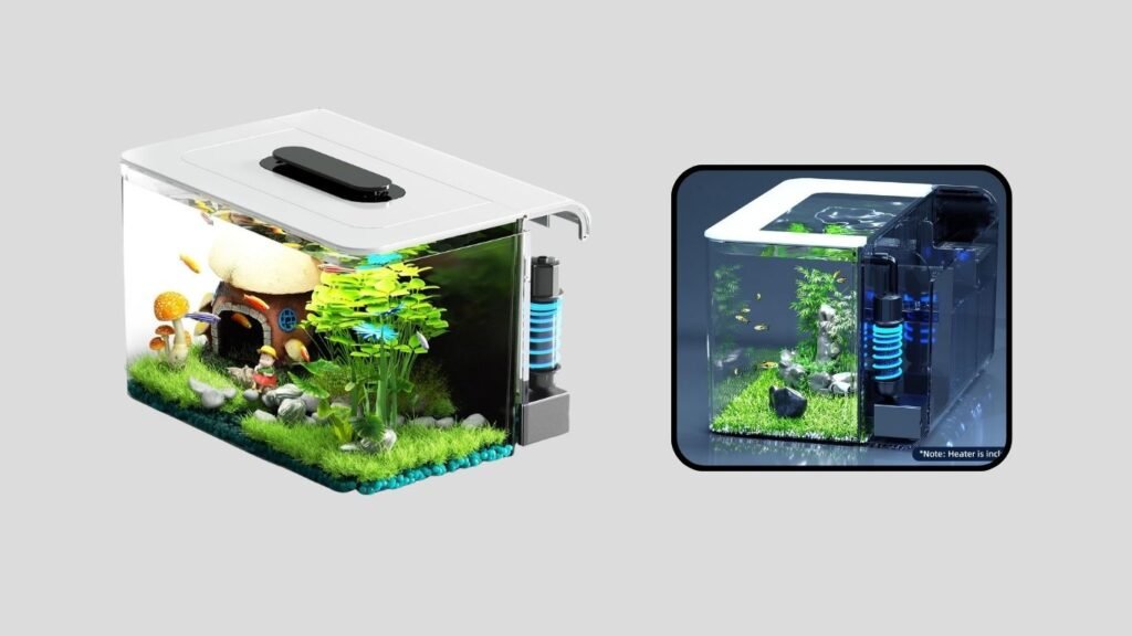  Betta & Shrimp Acrylic Aquarium with Heater