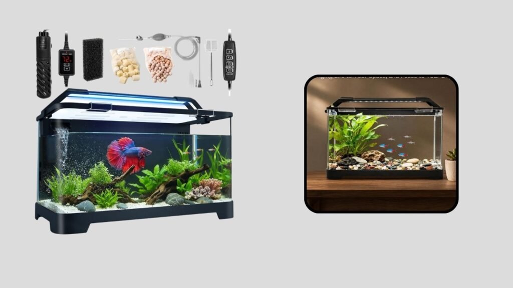 Acrylic Aquarium Starter Kit with Heater