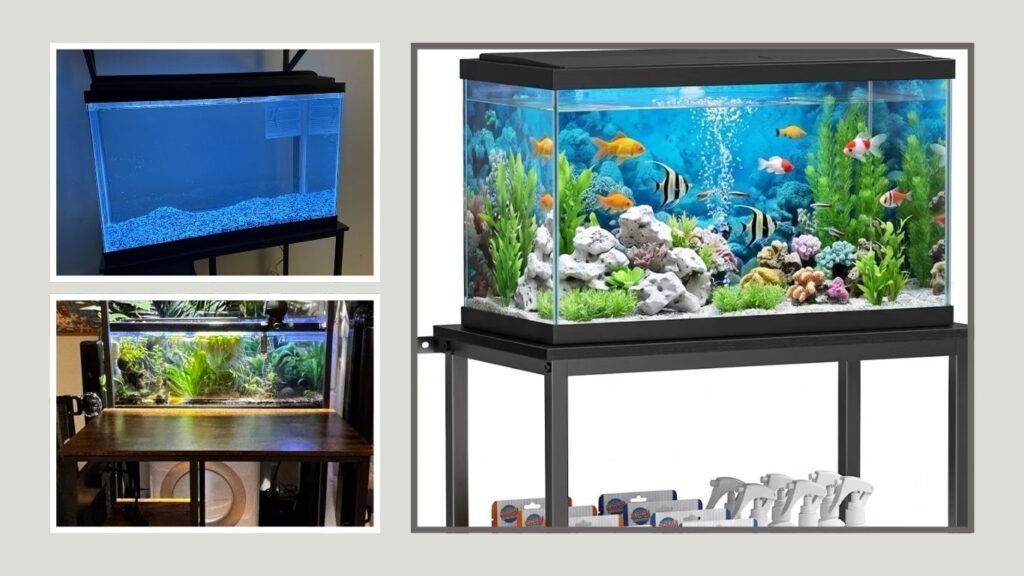 Rymeera 5–10 Gallon Aquarium Stand for Standard Tanks