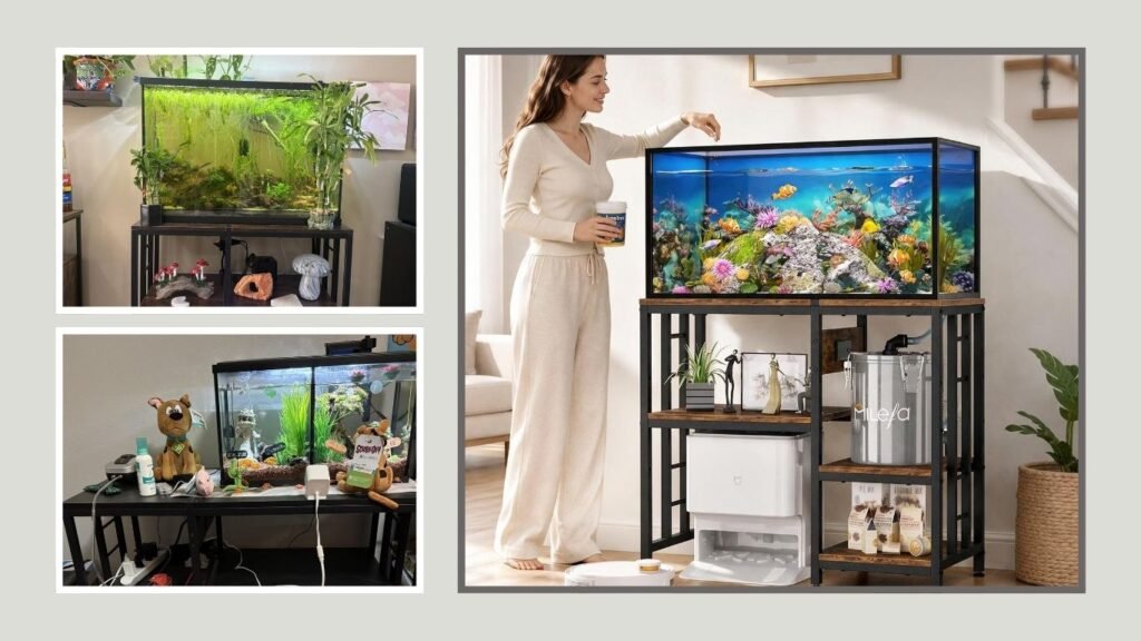 MILEFA Reinforced 40–50 Gallon Aquarium Stand