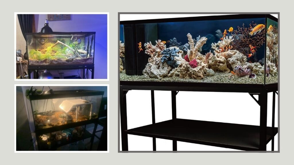 MEWSDEN 40 Gallon Heavy-Duty Aquarium Stand