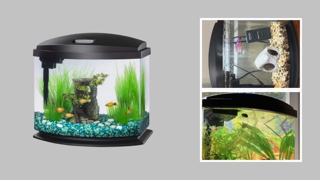 Aqueon MiniBow Aquarium with SmartClean Technology
