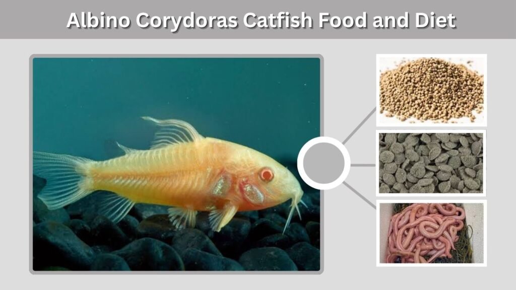 Albino Corydoras Catfish Food and Diet