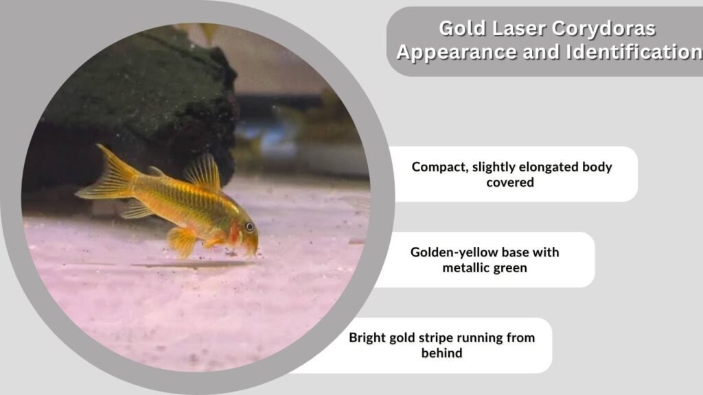 Gold Laser Corydoras Appearance and Identification